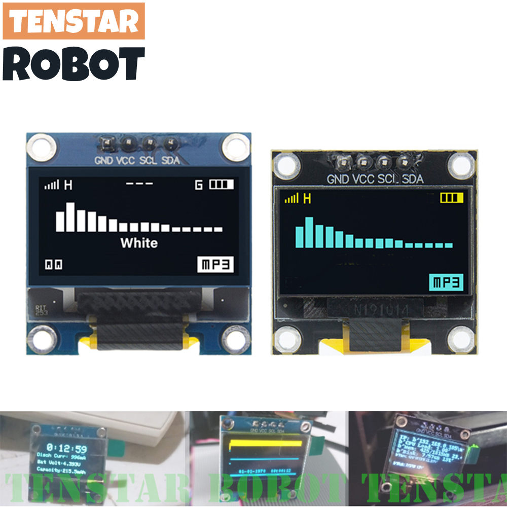 Oled Display 0.96 - TENSTAR 0,96-дюймовый OLED SSD1306 белый/синий/желтый 128X64