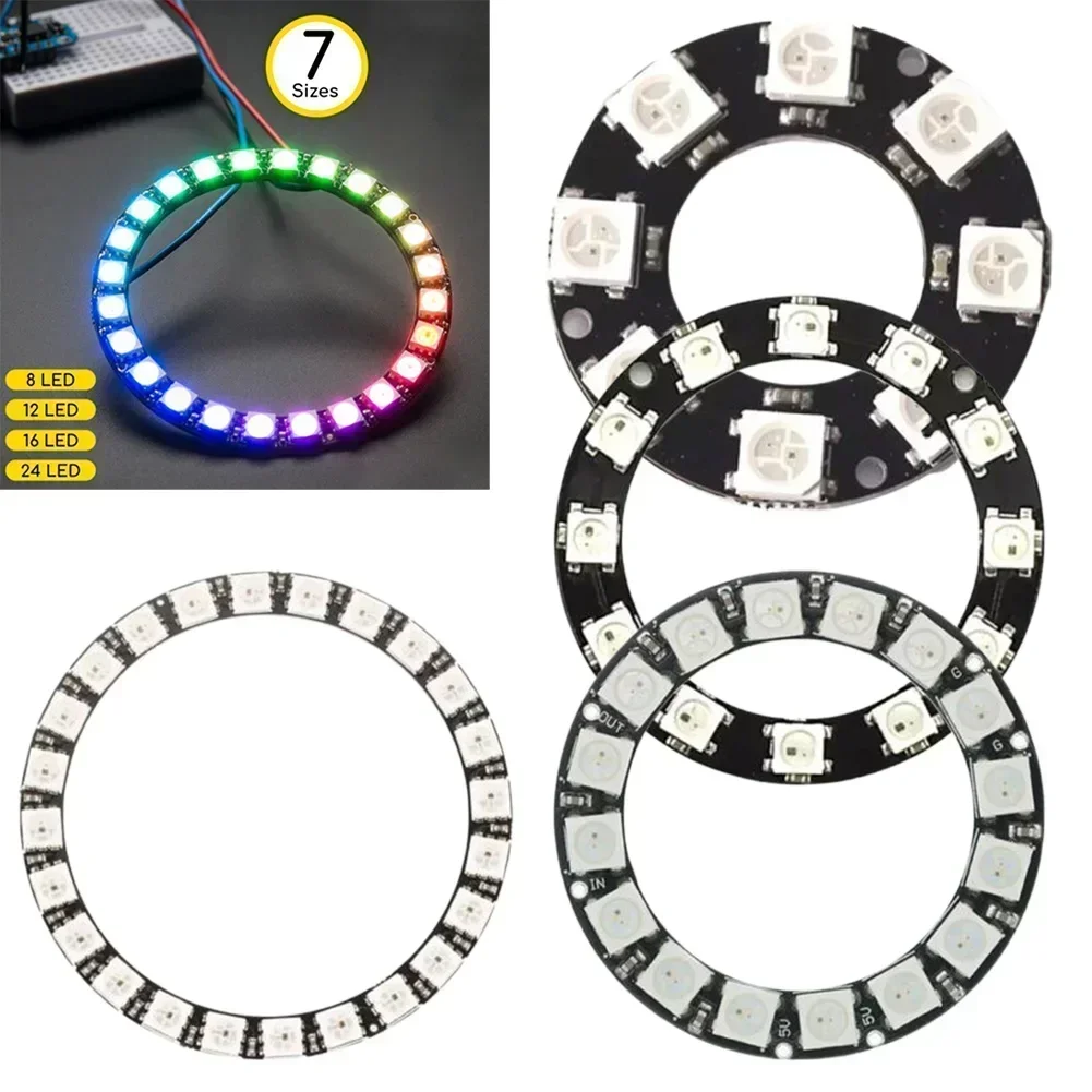 Neopixel - 5 В светодиодное кольцо индивидуальное адресное