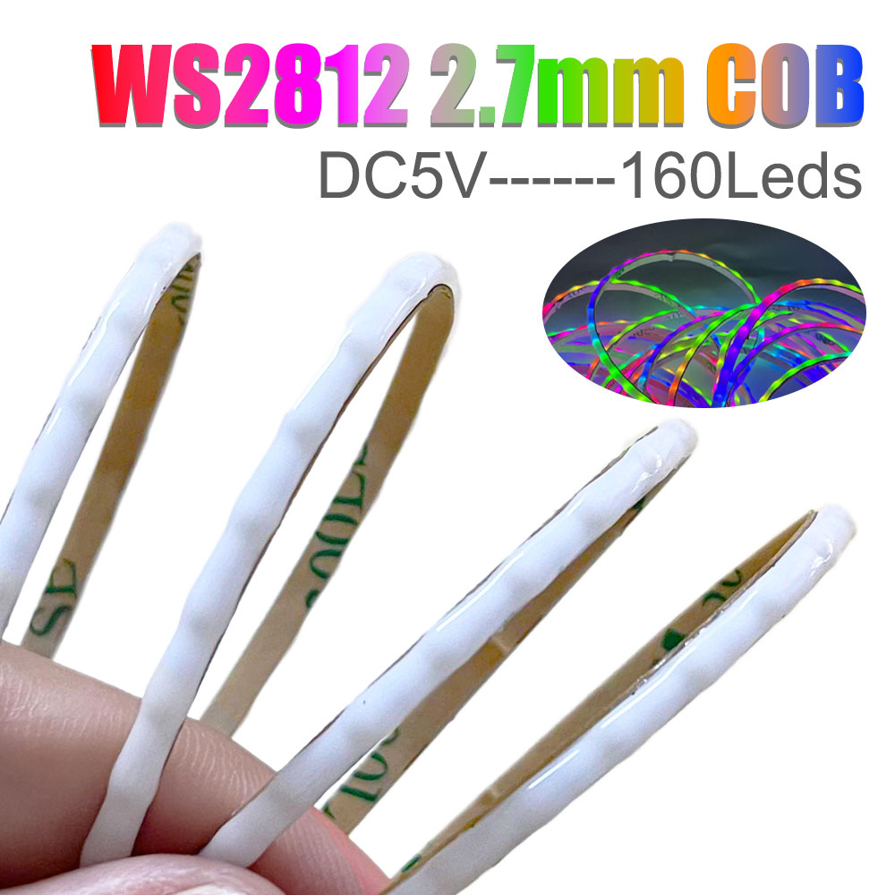 Neopixel - Ультраузкая светодиодная лента WS2812B COB DC5V