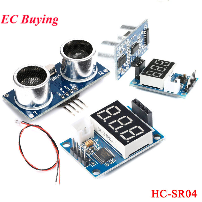 Ultrasonic Sensor Hc-Sr04 - Ультразвуковой датчик расстояния HC-SR04 с LED-дисплеем