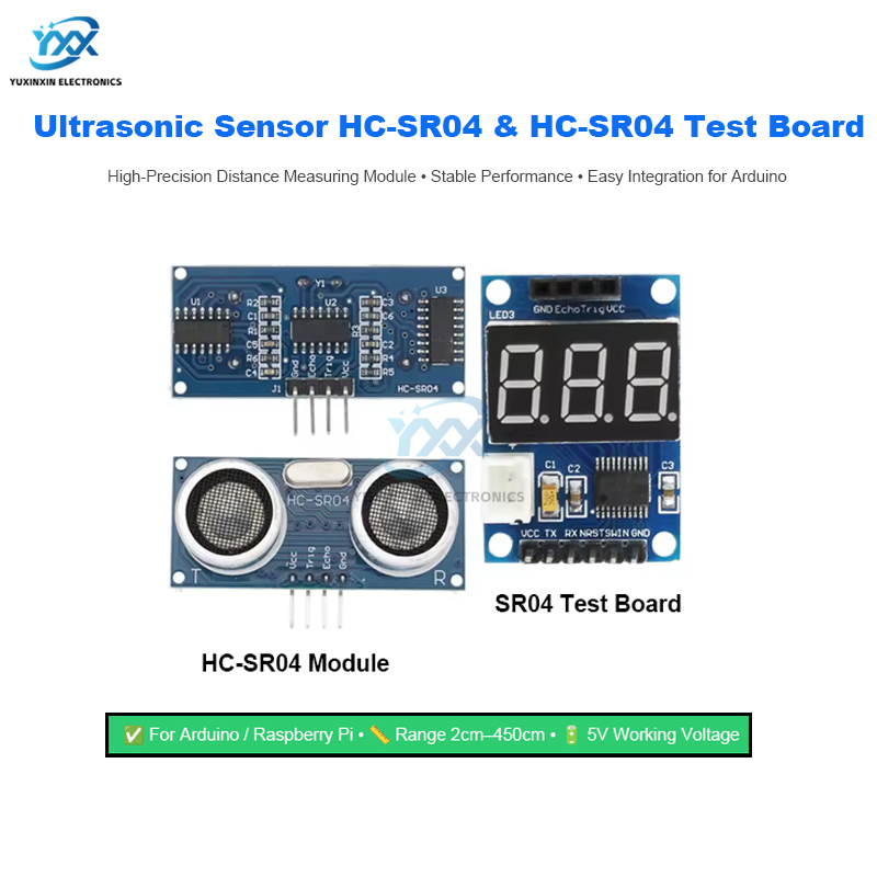 Ultrasonic Sensor Hc-Sr04 - Ультразвуковой датчик HC-SR04 HCSR04 Модуль измерения