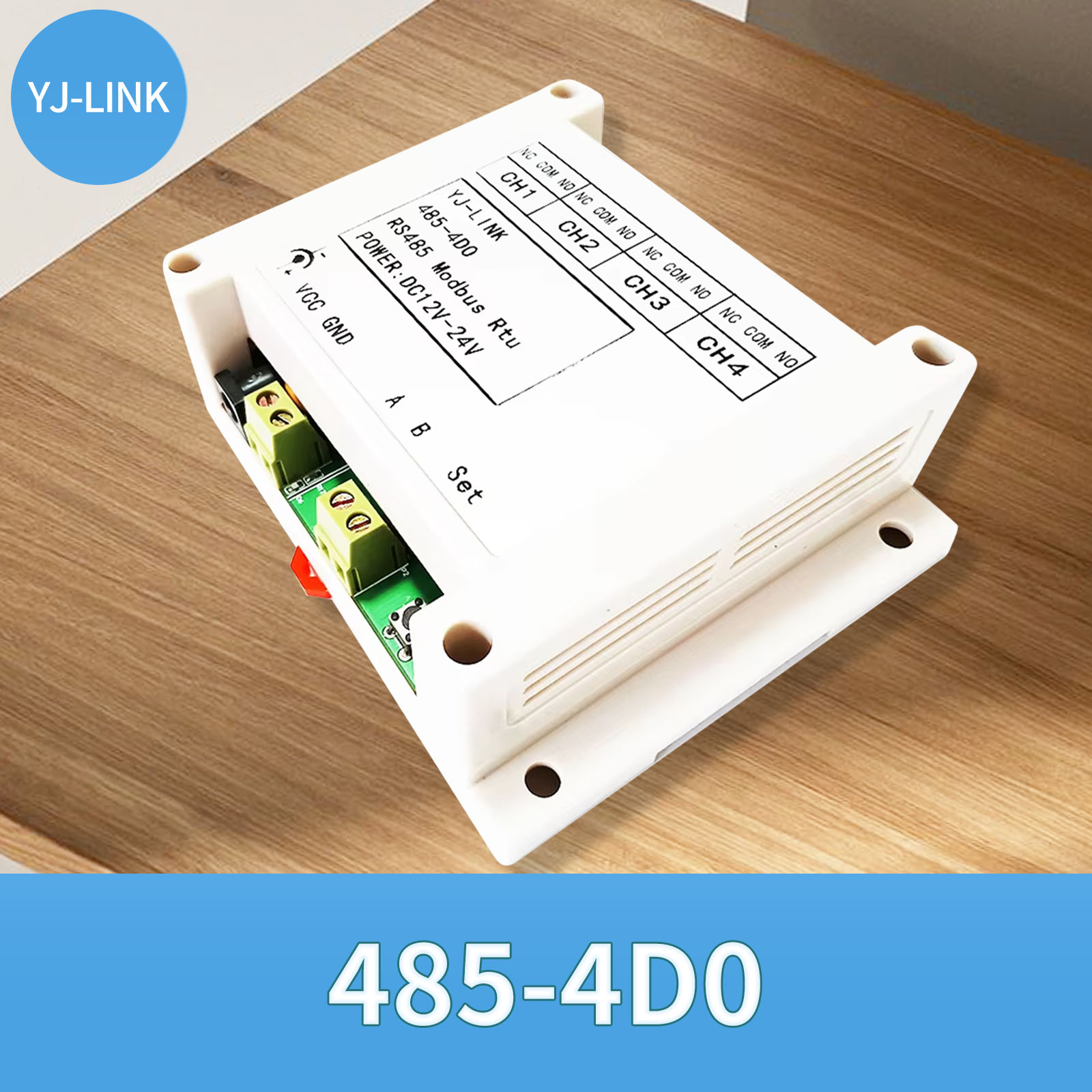 Relay Module 4 Channel - 4-канальное реле 485-4DO RS485, дистанционный переключатель