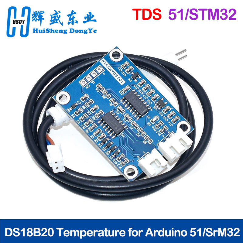 Ds18B20 - Модуль датчика TDS, растворенные твердые вещества,