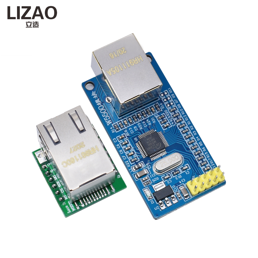 Ethernet W5500 - Модуль Ethernet-сети LIZAO W5500, плата интерфейса