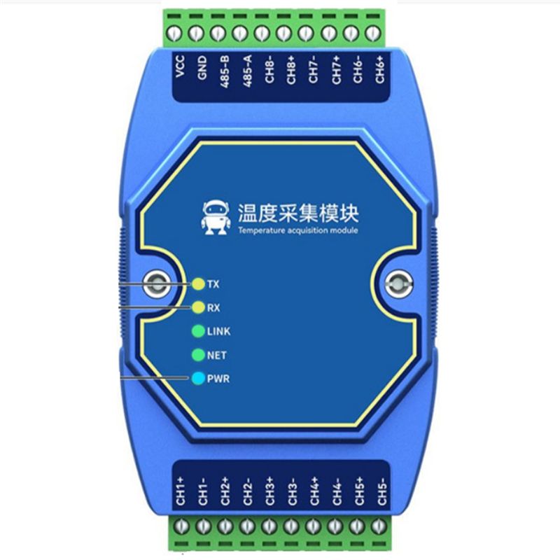Thermocouple Module K Type - Модуль сбора температуры A27F, 8-канальный, Modbus