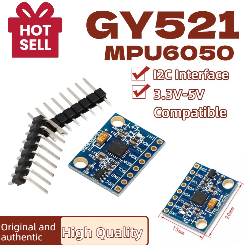 1/5/10 шт. GY521 GY-521 MPU605 – обзор и цена Mpu6050