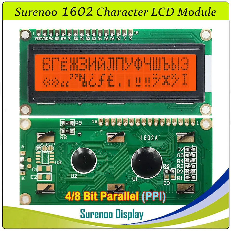 Дисплейный модуль Surenoo 1602 – обзор и цена Lcd 1602