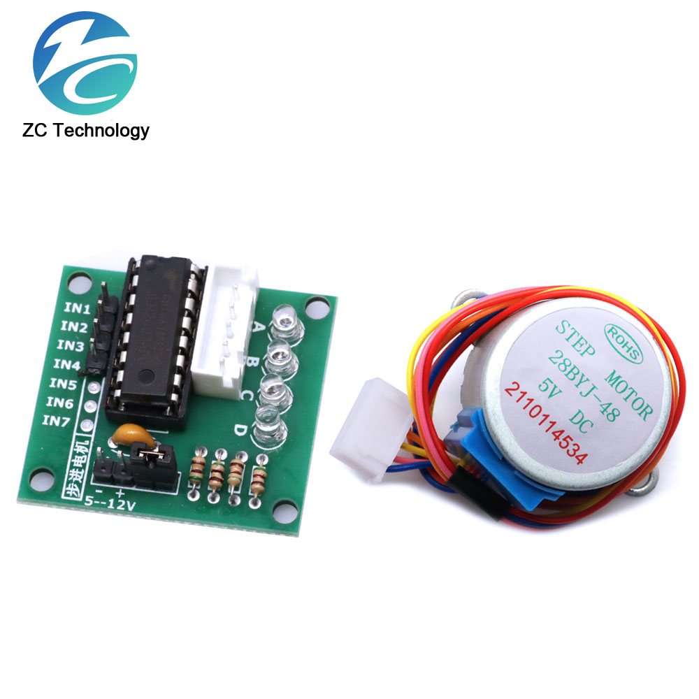 4-фазный шаговый двигатель 28B – обзор и цена Stepper Motor 28Byj