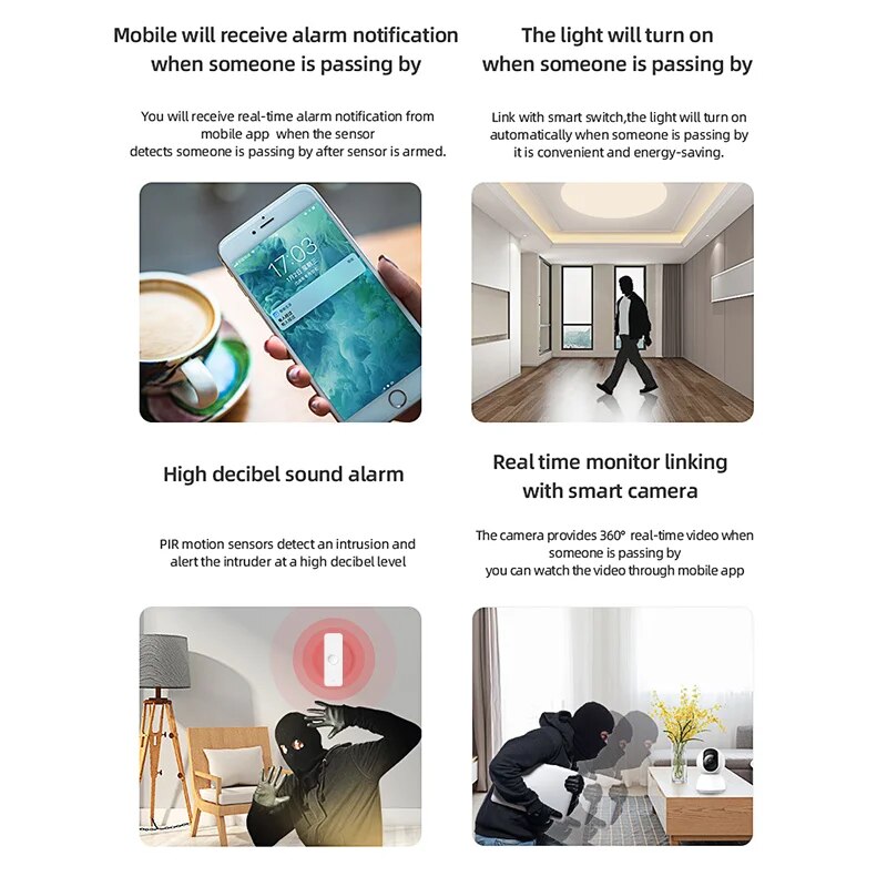 Tuya WiFi Zigbee PIR датчик дв – обзор и цена Pir Motion Sensor