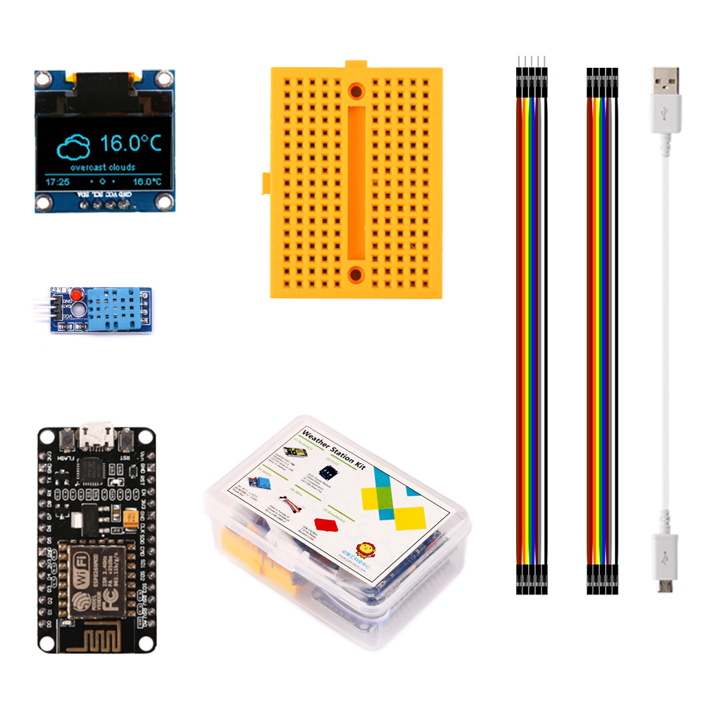 Метеостанция ESP8266, набор «с – обзор и цена Oled Display 0.96