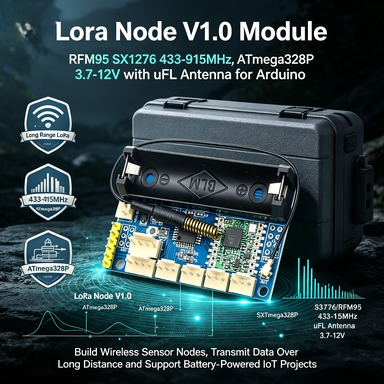 Узел LoRa V1.0 RFM95/SX1276, 4 – обзор и цена Lora Rfm95