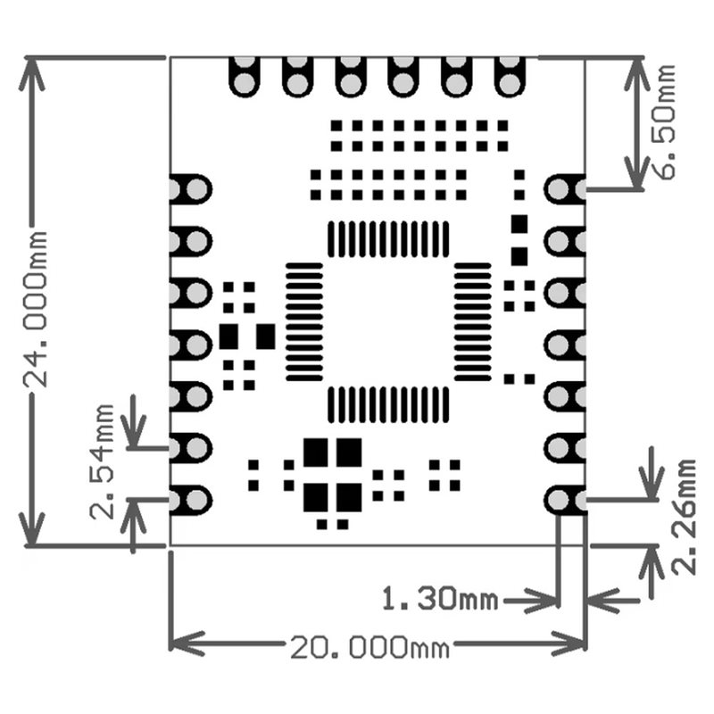 Модуль Ethernet AB42-W5500-Io  – обзор и цена Ethernet W5500