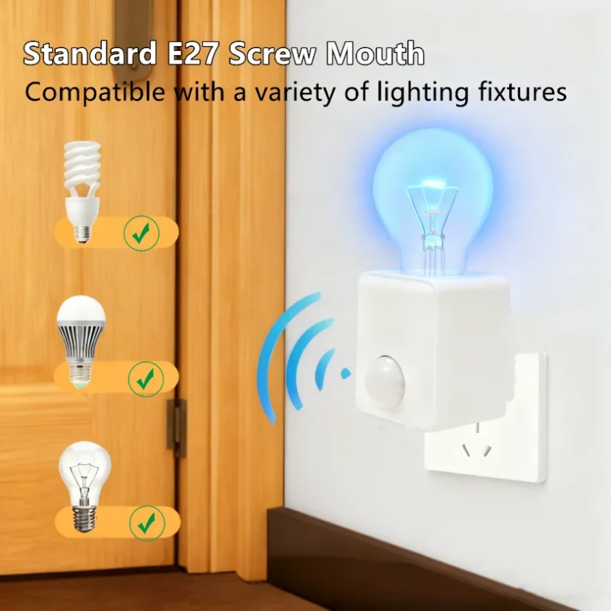 Держатель для лампы E27 с датч – обзор и цена Pir Motion Sensor