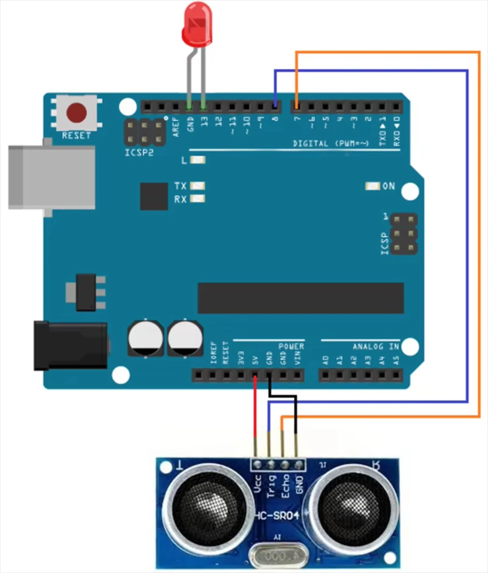 DIYmall HC-SR04 – ультразвуков – обзор и цена Ultrasonic Sensor Hc-Sr04